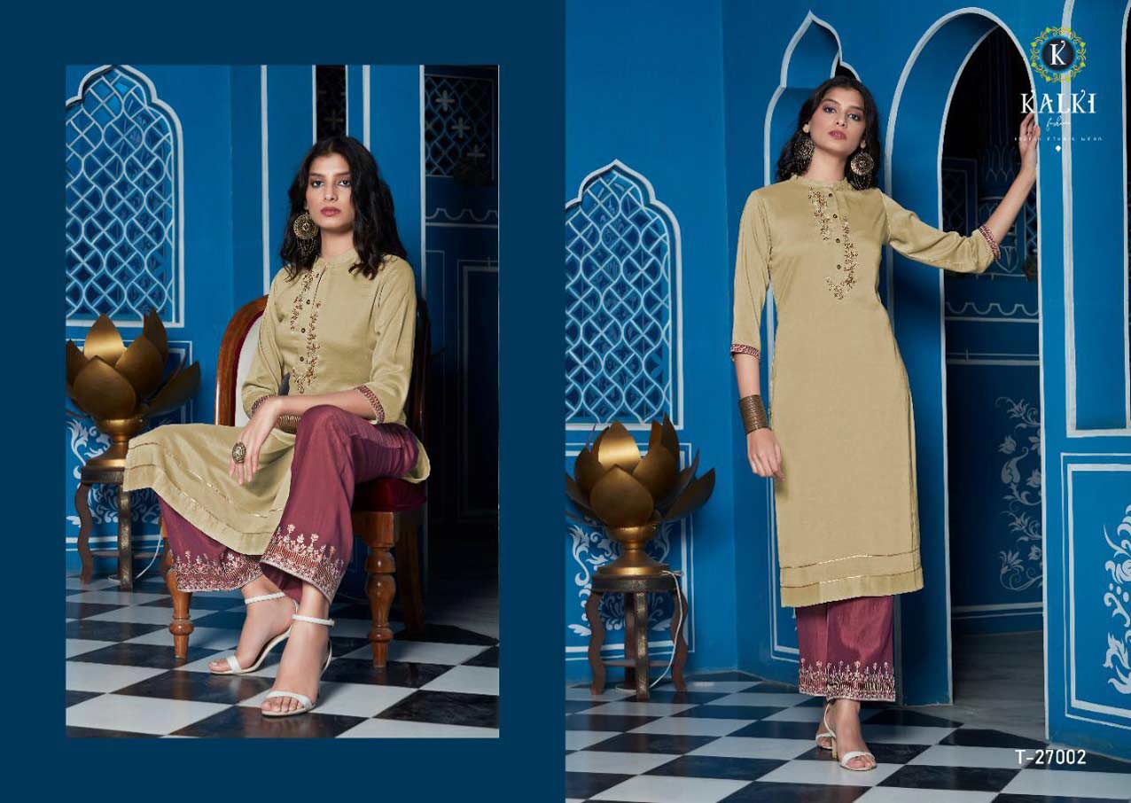 Kalki Tripling Vol-2 Cotton Viscose Kurti Sets Kalki Tripling Vol-2 Cotton Viscose Kurti Sets